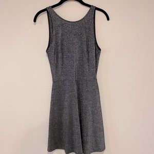 Sparkly little black dress